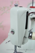 Load image into Gallery viewer, Singer Featherweight 221 Sewing Machine, WHITE EV989***