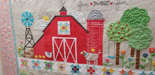 Load image into Gallery viewer, Quilt Kit, "FARM SWEET FARM" Fabric Collection + Applique Templates & Ric Rac - by Lori Holt for Riley Blake