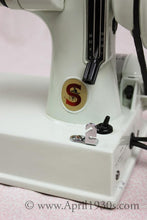 Load image into Gallery viewer, Singer Featherweight 221 Sewing Machine, WHITE EY848***ch
