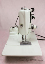Load image into Gallery viewer, Singer Featherweight 221 Sewing Machine, WHITE EY848***ch