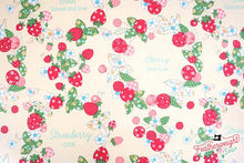 Load image into Gallery viewer, Fabric, Strawberry Fruit Stripe & Wreath, 30's Collection - FAT QUARTER BUNDLE