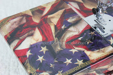 Load image into Gallery viewer, Singer Featherweight 221 Sewing Machine, PATRIOTIC One-Of-A-Kind Specialty - Painted
