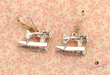 Load image into Gallery viewer, Jewelry, Singer FEATHERWEIGHT 221 Sterling Silver, EARRINGS