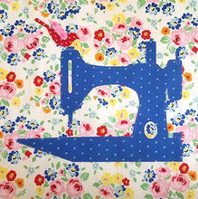 Load image into Gallery viewer, Mini Quilt BLOCK Kit, Featherweight Bluebirds 1-Block Wallhanging featuring Flock of Singers Pattern with Diecuts