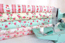 Load image into Gallery viewer, Fabric, Strawberry Fruit Stripe & Wreath, 30's Collection - FAT QUARTER BUNDLE