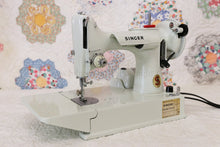 Load image into Gallery viewer, Singer Featherweight 221 Sewing Machine, WHITE FA205***