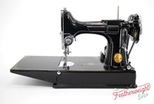 Load image into Gallery viewer, Singer Featherweight 221 Sewing Machine, AF391*** - Corduroy Insert - RARE