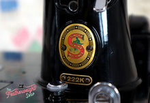 Load image into Gallery viewer, Singer Featherweight 222K Sewing Machine, RED "S" EP758***