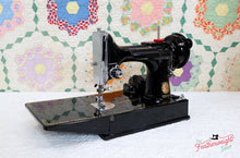 Load image into Gallery viewer, Singer Featherweight 221K Sewing Machine RED "S" ES652***