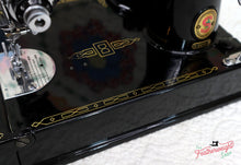 Load image into Gallery viewer, Singer Featherweight 221K Sewing Machine RED "S" ES652***