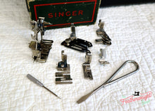Load image into Gallery viewer, Singer Featherweight 221 Sewing Machine, AE991***