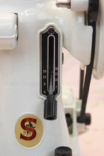 Load image into Gallery viewer, Singer Featherweight 221 Sewing Machine, WHITE EV982***
