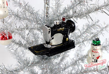 Load image into Gallery viewer, Christmas ORNAMENT, Singer Featherweight Blown Glass Collectible