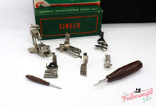 Load image into Gallery viewer, Singer Featherweight 221K Sewing Machine, RED "S" ES249***