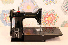 Load image into Gallery viewer, Singer Featherweight 221 Sewing Machine, AF384*** - Top Decal and Corduroy Insert - RARE