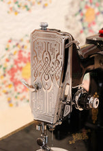 Load image into Gallery viewer, Singer Featherweight 221 Sewing Machine, AF384*** - Top Decal and Corduroy Insert - RARE