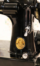 Load image into Gallery viewer, Singer Featherweight 221 Sewing Machine, AF384*** - Top Decal and Corduroy Insert - RARE