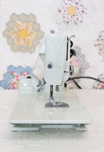 Load image into Gallery viewer, Singer Featherweight 221 Sewing Machine, WHITE EV893***