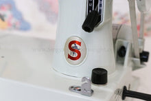 Load image into Gallery viewer, Singer Featherweight 221 Sewing Machine, WHITE EV893***