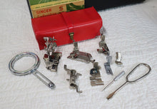Load image into Gallery viewer, Singer Featherweight 222K Sewing Machine, RED "S" EP5428**