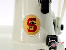 Load image into Gallery viewer, Singer Featherweight 221 Sewing Machine, WHITE EV928*** - ORIGINAL BOX