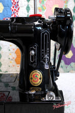 Load image into Gallery viewer, Singer Featherweight 222K Sewing Machine, RED "S" EP759***