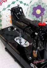 Load image into Gallery viewer, Singer Featherweight 222K Sewing Machine, RED "S" EP759***