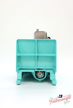 Load image into Gallery viewer, Singer Featherweight 222K Sewing Machine EL6858** - Fully Restored in Tiffany Blue