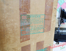 Load image into Gallery viewer, Cardboard Singer Box for 222K Featherweight - (Vintage Original Box Only)