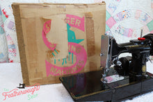 Load image into Gallery viewer, Cardboard Singer Box for 222K Featherweight - (Vintage Original Box Only)