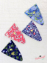 Load image into Gallery viewer, Scissors with Sheath by Liberty of London Quilter's Cotton Fabric - ORCHARD DARK BLUE
