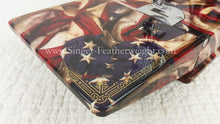 Load image into Gallery viewer, Singer Featherweight 221 Sewing Machine, PATRIOTIC One-Of-A-Kind Specialty - Painted