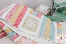 Load image into Gallery viewer, Quilt Kit, "Snow Cozy" WINTER BABY QUILT - Cozy Snowman Fabric by Lori Holt