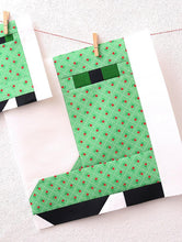 Load image into Gallery viewer, Pattern, Rain Boot Quilt Block by Ellis & Higgs (digital download)