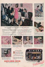 Load image into Gallery viewer, Advertisements, Rare Featuring the Singer Featherweight - (Vintage Original)