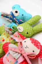 Load image into Gallery viewer, Pattern, Three Little Friends Toy Softies by Ellis & Higgs (digital download)