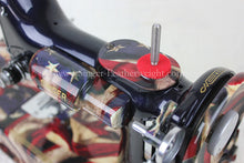 Load image into Gallery viewer, Singer Featherweight 221 Sewing Machine, PATRIOTIC One-Of-A-Kind Specialty - Painted