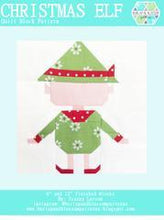 Load image into Gallery viewer, Pattern SET, Christmas Themed Quilt Blocks by Burlap and Blossom (digital download)