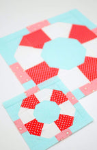 Load image into Gallery viewer, Pattern, Nautical Lifesaver Quilt Block by Ellis & Higgs (digital download)