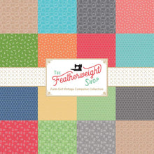 Load image into Gallery viewer, Fabric, Farm Girl Vintage Companion Prints by Lori Holt of Bee in My Bonnet - FAT QUARTER BUNDLE