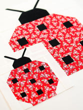 Load image into Gallery viewer, Pattern, Ladybug Quilt Block by Ellis & Higgs (digital download)
