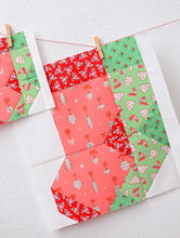 Load image into Gallery viewer, Pattern, Christmas Stockings Quilt Block by Ellis & Higgs (digital download)