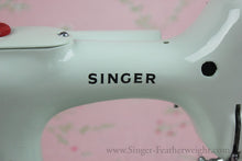 Load image into Gallery viewer, Singer Featherweight 221 Sewing Machine, WHITE EV989***
