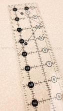 Load image into Gallery viewer, Cutting Ruler, CREATIVE GRIDS 2 1/2" x  12 1/2" (with self-grips)
