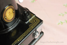 Load image into Gallery viewer, Singer Featherweight 221 Sewing Machine, CHICAGO BADGE 1934 AD543***
