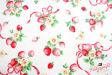 Load image into Gallery viewer, Fabric, Strawberry Ribbon Bouquet, 30's Collection - FAT QUARTER BUNDLE
