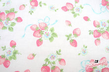 Load image into Gallery viewer, Fabric, Strawberry Ribbon Bouquet, 30's Collection - FAT QUARTER BUNDLE
