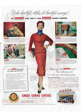 Load image into Gallery viewer, Advertisements, Rare Featuring the Singer Featherweight  - (Vintage Original)
