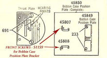 Load image into Gallery viewer, Position Plate Brackets and Screws, Singer (Vintage Original)
