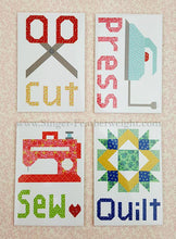 Load image into Gallery viewer, Magnet Set, Cut Press Sew Quilt by Lori Holt
